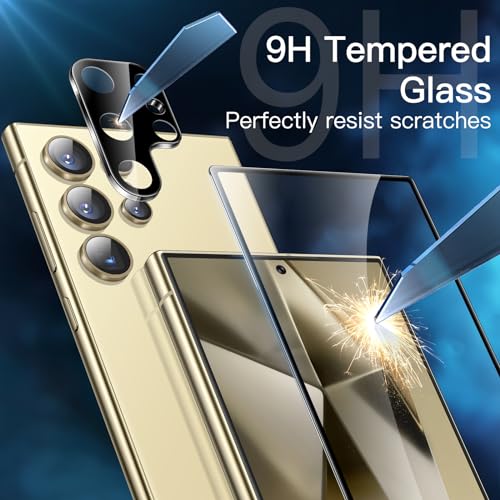 JETech Screen Protector for Samsung Galaxy S24 Ultra, 2+2 Pack - size: Galaxy S24 Ultra