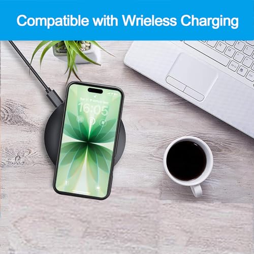 Battery Case for iPhone 17, Upgraded 10000mAh Pack Rechargeable Charger Case Support Carplay with Wireless Charging Compatible for iPhone 17 (6.3 inch) External Battery Charging Cover (Black) - size: iPhone 17-Black