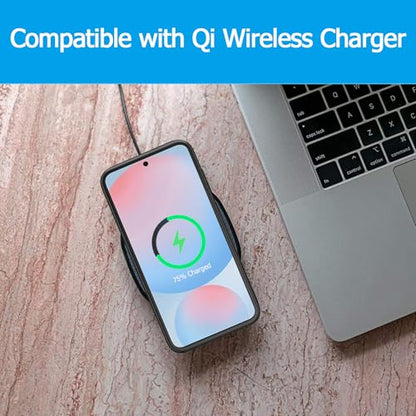 Battery Case for Galaxy S25 Plus, 12000mAh Portable Protective Wireless Charging Case Compatible with Galaxy S25 Plus S25+ 5G 2025 (6.7 inch) Rechargeable Extended Battery Pack Charger Cover (Black) - size: Galaxy S25 Plus -12000mAh