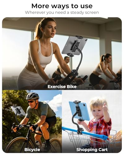Metal Wheelchair & Stroller Tablet Holder for 6.1"-15.6" Devices
