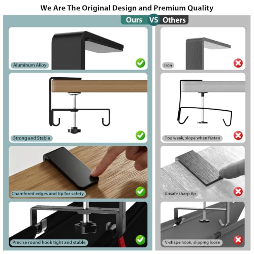 Univivi No Drill Under Desk Cable Management Tray, 48 inch Cable Management - color: Black, size: 48"L x 5.5"W