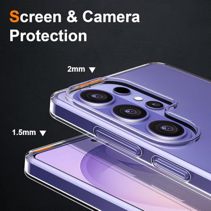 Silicone Clear for Samsung Galaxy S26 Ultra Case. Soft Slim-Fit Transparent TPU Silicone Samsung Galaxy S26 Ultra Phone Case Cover. Ultra-Thin Design with a Comfortable Grip, Shockproof Protection. - size: galaxy s26 ultra case