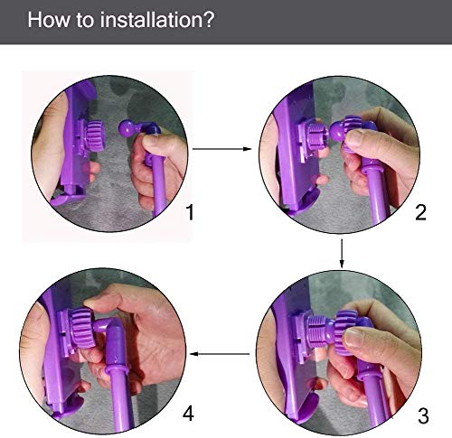 Universal Moblie Phone Stand,Lazy Cell Phone Holder&Neck Tablet Phone Mount - color: Purple
