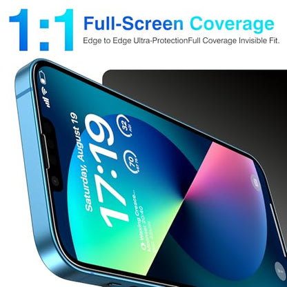 EZ-GLAZ-4+2 Pack for iPhone 13 Screen Protector (6.1") HD Clear - size: iPhone 13