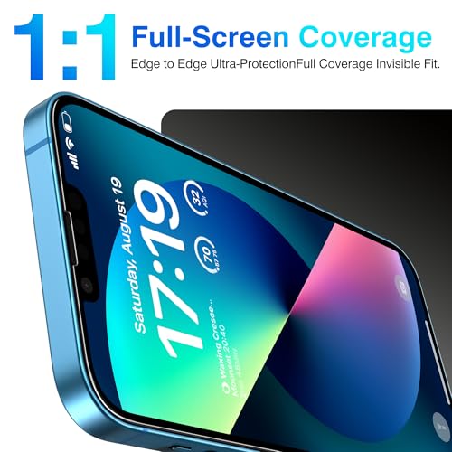 EZ-GLAZ-4+2 Pack for iPhone 13 Screen Protector (6.1") HD Clear - size: iPhone 13