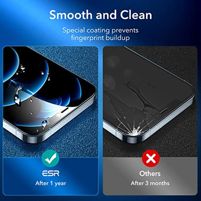ESR 3 Pack for iPhone 12 Pro Max Screen Protector, Align Frame