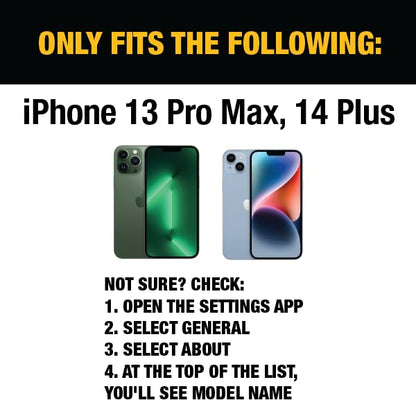 DEWALT Glass Screen Protector for iPhone 13 Pro Max/14 Plus — Apple Compatible Tempered Glass Screen Protector — Easy Install Screen Protection for iPhone 13 Pro Max/14 Plus — Applicator Included — - size: iPhone 13 Pro Max/14 Plus