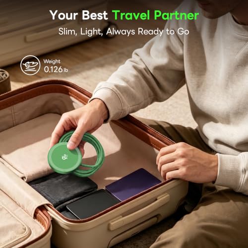 MagSafe 25W Magnetic Wireless Charger Fast Charging Pad for iPhone - color: Dark Green