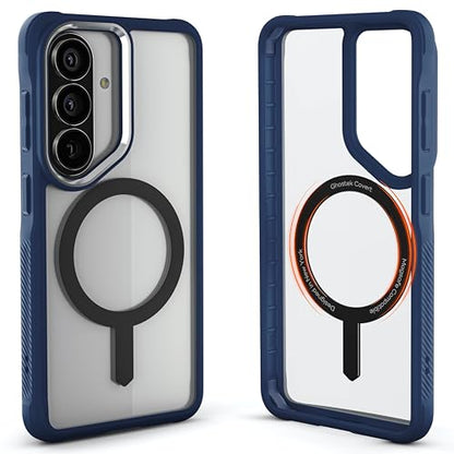 Ghostek Covert Clear S26 Case MagSafe Compatible with Magnetic Ring, Slim Thin Shockproof Phone Cover Designed for 2026 Samsung Galaxy S26 (6.3") (Blue Matte) - color: Blue Matte, size: Galaxy S26
