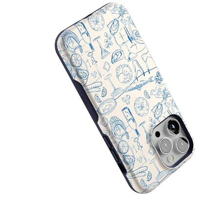 Casely iPhone 14 Pro Max Case | Dolce Vita | Amalfi Aperitivo | Bold Protective Design | Compatible with MagSafe - color: Dolce Vita | Amalfi Aperitivo