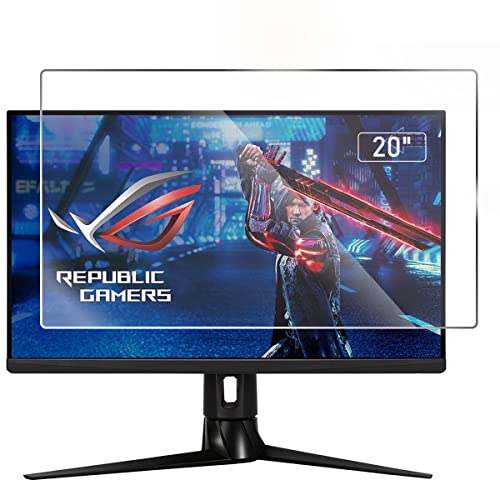 MUBUY 2Pack 20 Inch Anti Glare Matte Screen Protector for Sceptre/LG/Dell/HP/Acer/ViewSonic/ASUS/Aoc/Samsung Diagonal 20" 16:9 LED PC Screen Gaming Monitor Eye Protection Film (L x W/443 x 250) - size: 20 inch