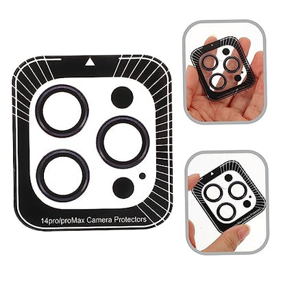 Gatuida Tempered Lens Protector Film for Pro Pro Scratch Resistant Camera Cover High Transparency Mobile Phone Accessories with Dark Purple Finish