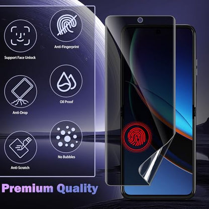 For Motorola Razr+/Plus 2023 Privacy Screen Protector (2 Pack) - size: Motorola Razr+ 2023