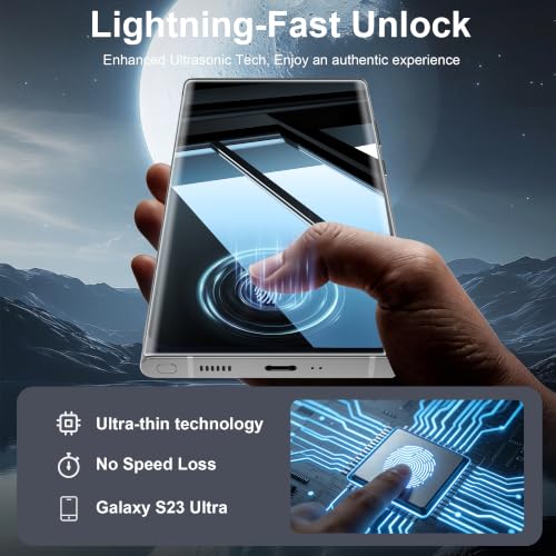 2+2 Pack for Samsung Galaxy S23 Ultra Privacy Screen Protector, PET Film - size: 6.8 inch