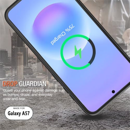 MAXBEAR Battery Case for Galaxy A57, Upgraded 12000mAh Portable Protective Wireless Charging Case Compatible with Galaxy A57 5G (6.7 inch) Rechargeable Extended Battery Pack Charger Case (Black) - size: Galaxy A57