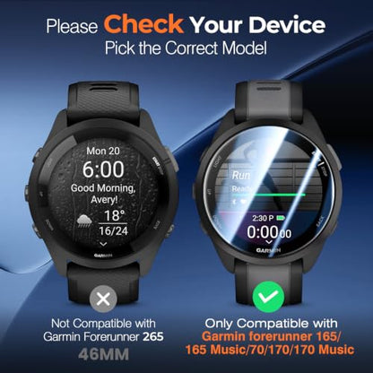 LK for Garmin forerunner 165/165 Music/70/170/170 Music Screen Protector - size: 165/165 Music/70/170/170 Music