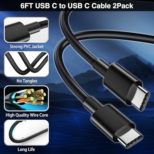 USB C Wall/Car Charger,38W Dual USB-C+USB-A Cigarette Lighter Adapter - color: Black Wall/Car Charger