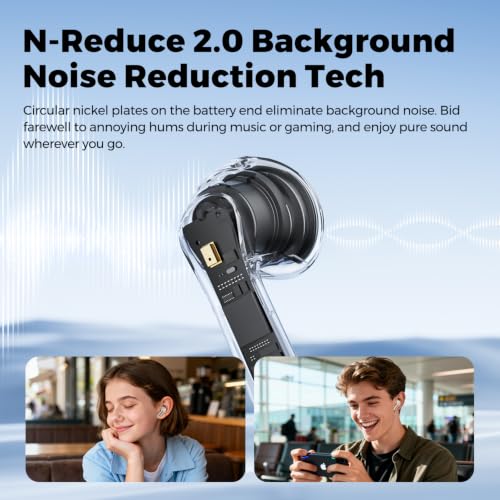SoundPEATS Air6 HS LDAC Hi-Res Wireless Earbuds, Bluetooth 6.0, 13mm Driver - color: Beige