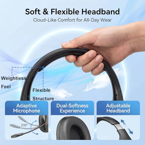 SINWE Trucker Bluetooth Headset with Noise Reduction Microphone - style: Comfort