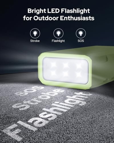 Apowking Portable Power Bank with AC Outlet, 65W Portable Laptop Charger - color: Green