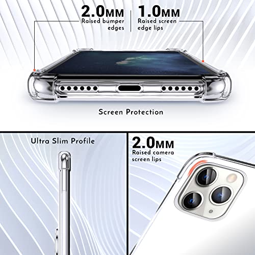 Shields Up for iPhone 11 Pro Max Case with Card Holder Stand, 6.5", Clear - color: Clear, size: iPhone 11 Pro Max