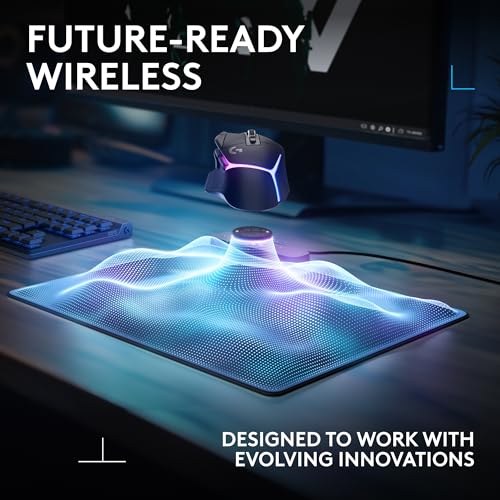 Logitech G POWERPLAY 2 Wireless Charging Mouse Pad - Black - size: Large