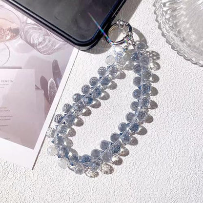 TENOC Beaded Phone Wrist Strap, Blue - color: A-blue