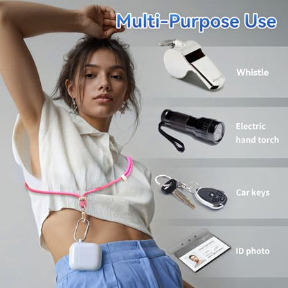 VVAAGG Cell Phone Lanyard for iPhone Crossbody Phone Strap - color: Dkpink