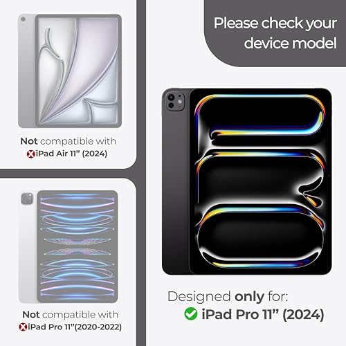ArmorSuit 2 Pack Screen Protector for iPad Pro 11 Inch 5th Generation 2024 Tempered Glass 9H+ HD Clear Face ID, Apple Pencil Compatible [w/Alignment Frame] - size: iPad Pro 11" (5th Gen 2024)