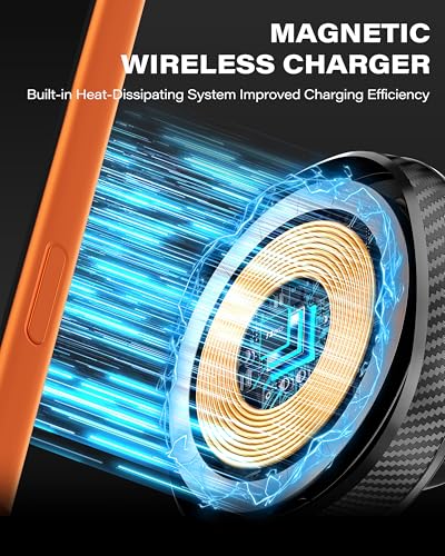 1Zero for Magsafe Car Mount Charger, 15W Fast Charging for Windshield