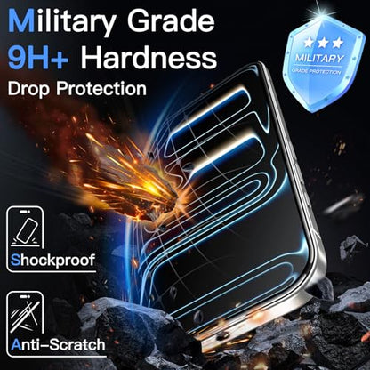 JETech 3D 9H+ Anti-Reflective Screen Protector for iPhone 17 Pro Max - size: iPhone 17 Pro Max