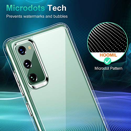 HOOMIL Case for Samsung Galaxy S20 FE 6.5-Inch, Non-Yellowing, Drop Protection, Anti-Scratch Transparent Hard Back Phone Cover - Crystal Clear - color: Clear, size: Samsung Galaxy S20 FE