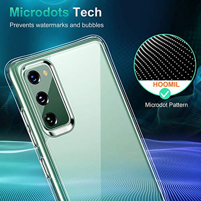 HOOMIL Case for Samsung Galaxy S20 FE 6.5-Inch, Non-Yellowing, Drop Protection, Anti-Scratch Transparent Hard Back Phone Cover - Crystal Clear - color: Clear, size: Samsung Galaxy S20 FE