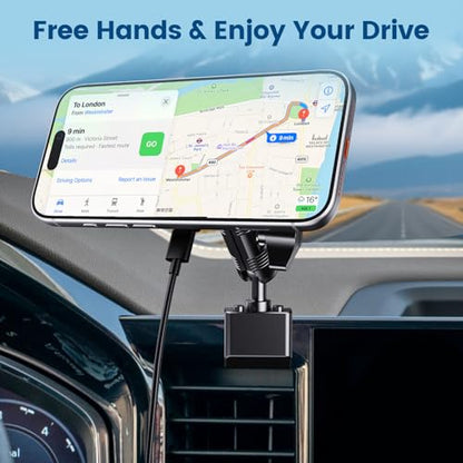 Wireless Charging Magnetic Mount for Chevy Silverado GMC Sierra 2022-2026 - style: Magnetic Charging