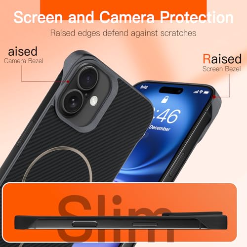 Phone Case Crafted for iPhone 16 Plus,Blus - color: Black-2, size: iPhone 16 Plus