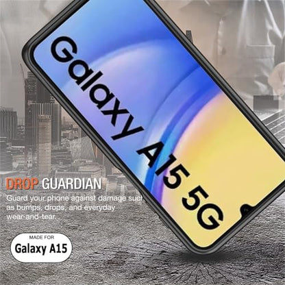 Battery Case for Galaxy A15, Upgraded 10000mAh Rechargeable Portable Charging Case with Wireless Charging Compatible for Galaxy A15 (6.5 inch) with Carplay Extended Battery Pack Charger Cover (Black) - size: Galaxy A15