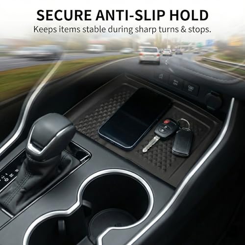 for 2026 2025 2024 Toyota Grand Highlander Wireless Charging Anti-Slip Mat,Silicone Protective Pad Liners for Grand Highlander Accessories