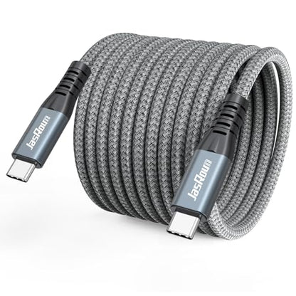 15ft USB C Cable with 20Gbps High Speed Data Transfer/240W Charging/4K@60Hz - size: 15 Feet