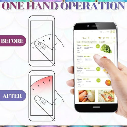 Honoson 9 Pcs Cell Phone Grip Holder Collapsible Holder, Constellation - color: Constellation Style