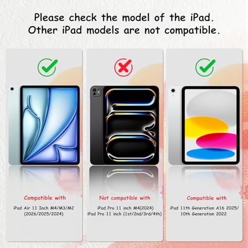 bersem 2 Pack Paperfeel Screen Protector for iPad A16 11/10th & Air 11 Inch