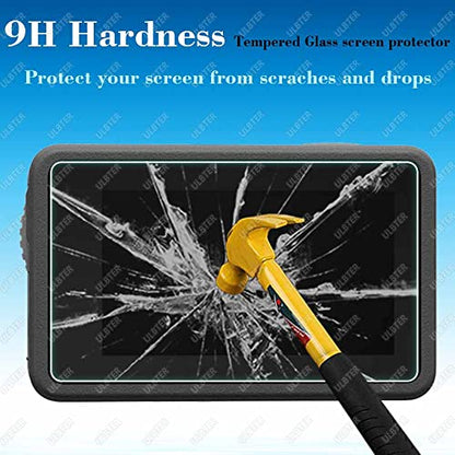 ULBTER Screen Protector for DJI OSMO Action 4 Camera + Lens cap[6+2 Pieces] - size: Action 4