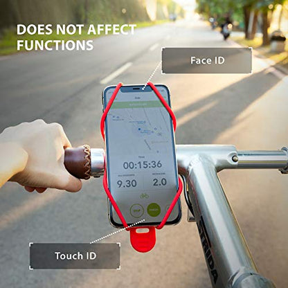 Bone Bike Tie 3, Universal Bike Phone Handlebar Mount for 5.8"-7.2" Phones - color: Bike Tie 3 - Gray