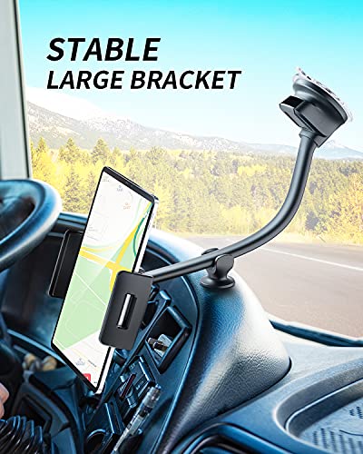 ICARMOUNT Tablet Car Mount Windshield Dashboard Gooseneck iPad Holder