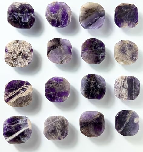 Grips by CRYSTALFY Crystal Phone Grip Holder & Expanding Kickstand-Natural Gemstone Swappable Top Accessory Compatible with iPhone, iPad, Kindle & Mobile Devices (Amethyst Natural Edge, Adhesive) - color: Amethyst Natural Edge, style: Adhesive