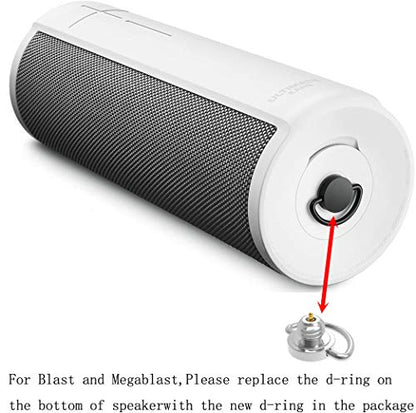 Power Up Charging Dock Compatible with Ultimate Ears UE Boom 3/Megaboom 3/Blast/Megablast(Wall Charger and 5 Feet Cable Included) White(Not for Boom4/Megeboom 4) - color: White