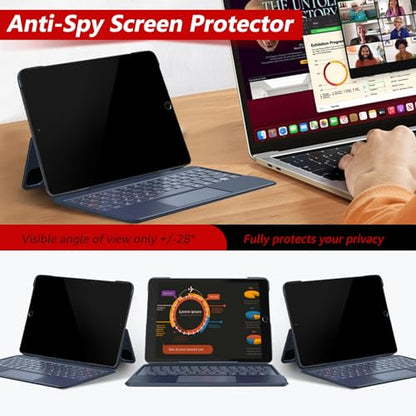 bersem Privacy Screen Protector for iPad 10.2 Inch (9th/8th/7th Generation) - size: iPad 10.2 Inch (9th / 8th / 7th Generation)