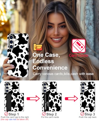 for Samsung Galaxy S24 / S25 Case - Black Cow Deco - color: Black Cow Deco
