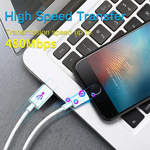 Mitesbony iPhone Charger [MFi Certified] 3Pack 6FT USB C to Lightning Cable - size: 6FT