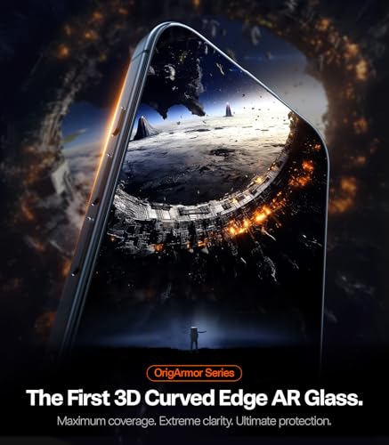 TORRAS OrigArmor for iPhone 17 Pro Screen Protector [100% Anti Reflection][3D Full Coverage Fit] Military-Grade Shatterproof 9H+ Tempered Glass Anti-Scratch Screen Protector 17 Pro 6.3" 1-Pack