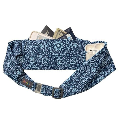 BANDI Running Belt for Women & Men – USA Made No-Bounce Adjustable Waist Pack & Secure Fanny Pack – Fits All Phones, Gels & Essentials – Zipper-Free, Medical Device Friendly - color: Laurel